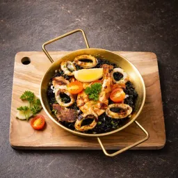 Black Seafood Paella