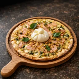 Pistachio & Mortadella Pizza