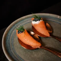 Salmon Pearl Spoon