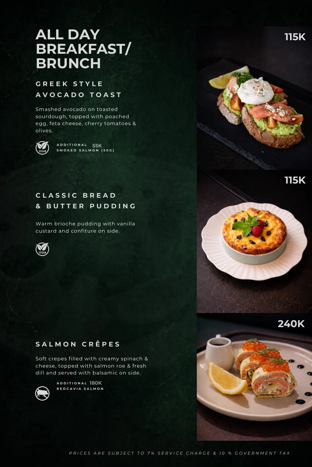 Maison Almaz menu — page 2 of 31