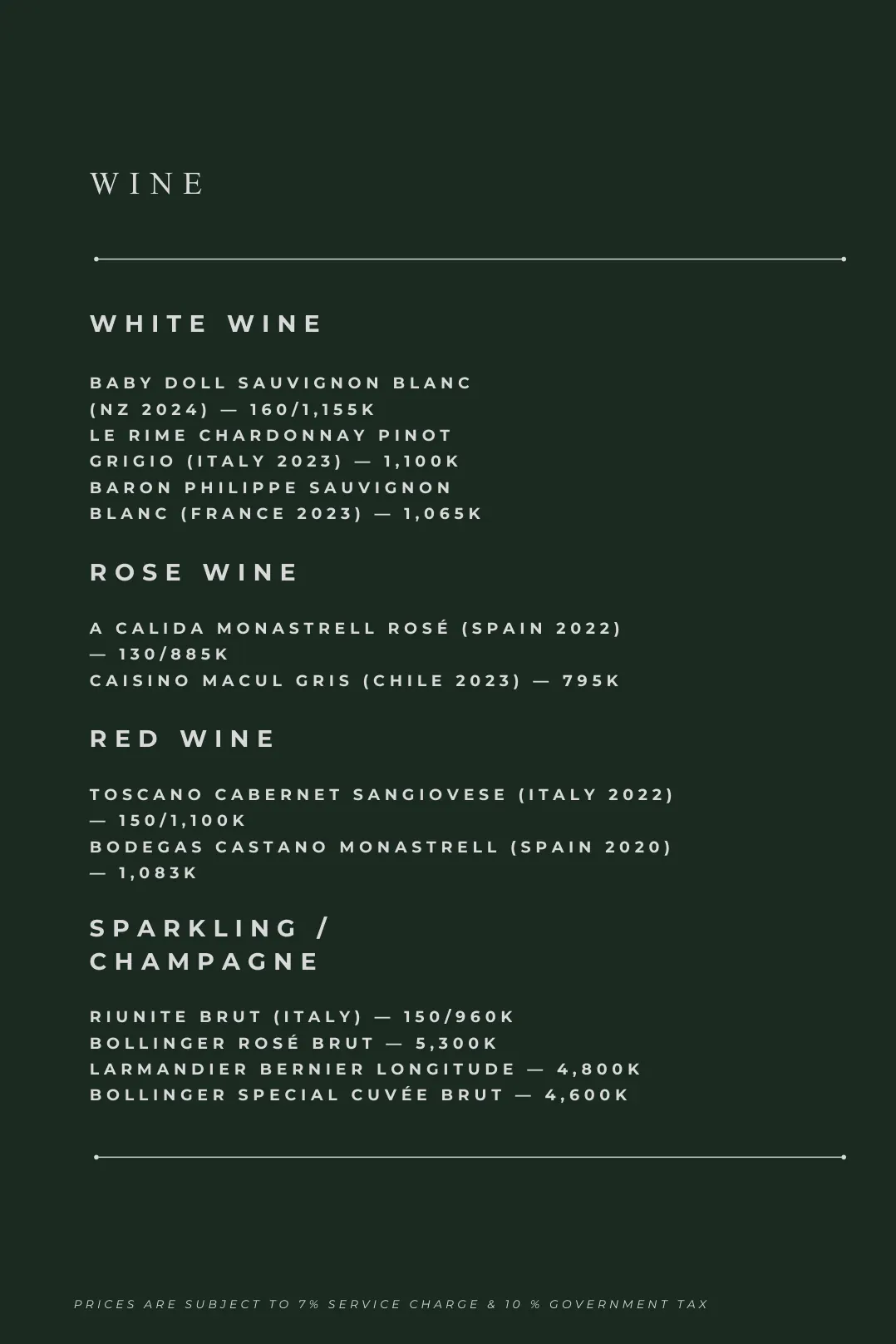 Maison Almaz menu — page 25 of 31